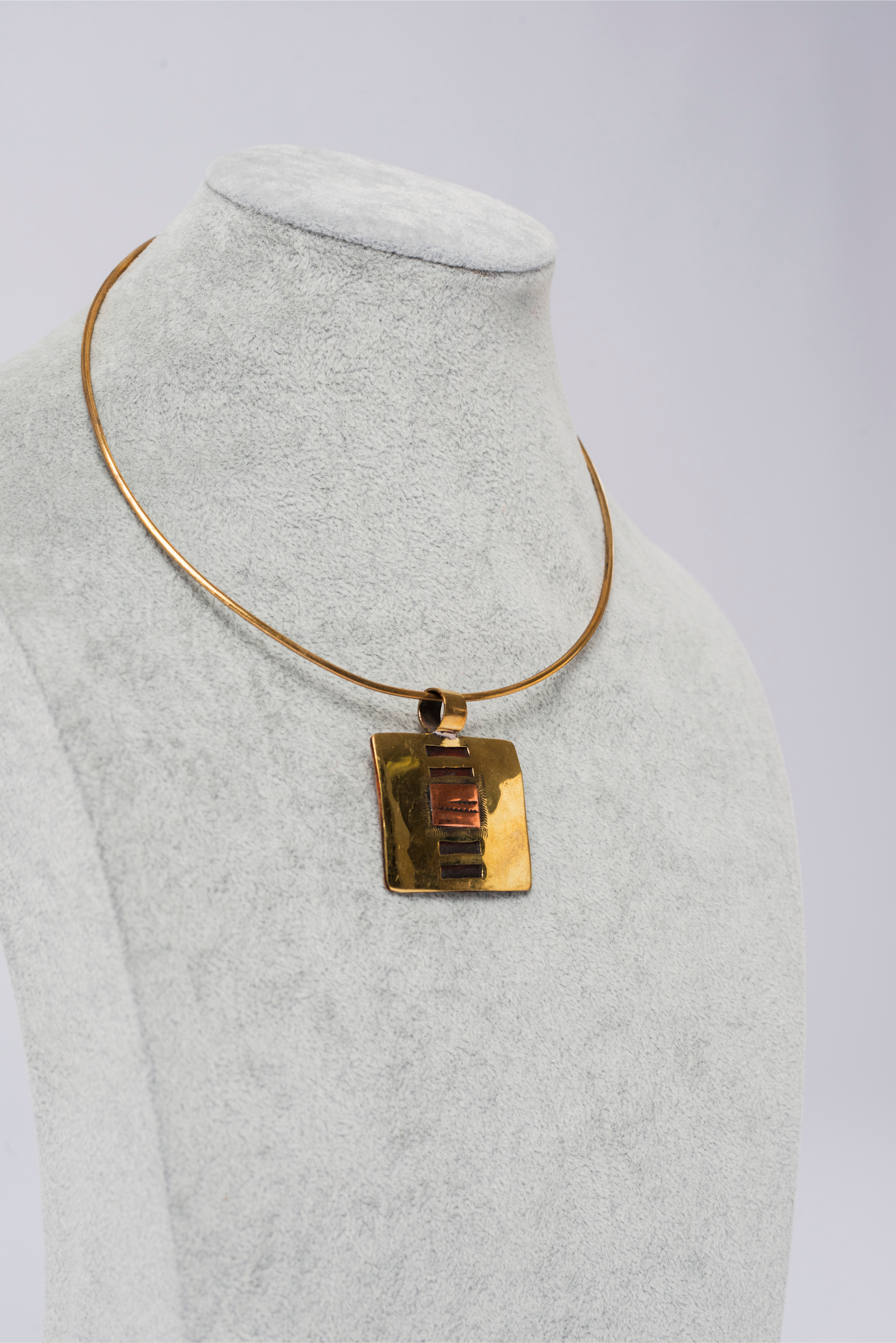 Malika Bronze necklace - Collier en bronze